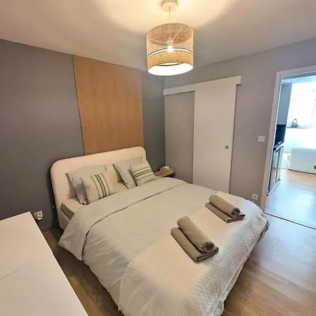 شقة Cosy Centre-ville - Calme - 4 Pers - Equipe - كان