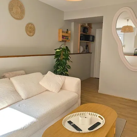 Cosy Centre-ville - Calme - 4 Pers - Equipe - شقة *